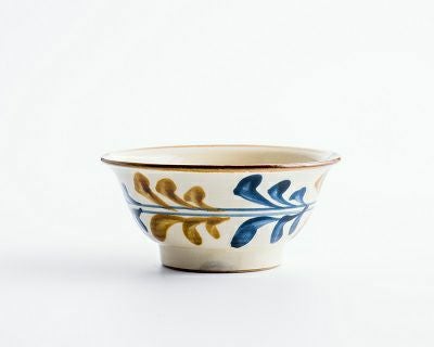 やちむん 4寸マカイ（デイゴ唐草）/陶眞窯 | ゆいまーる沖縄 ＜Online＞