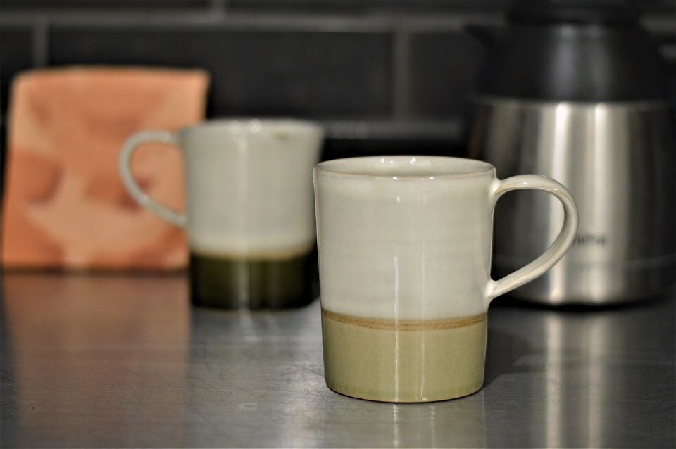 KIBIJIRO MUG LIGHTGREEN/陶器/やちむん/マグカップ | ゆいまーる沖縄