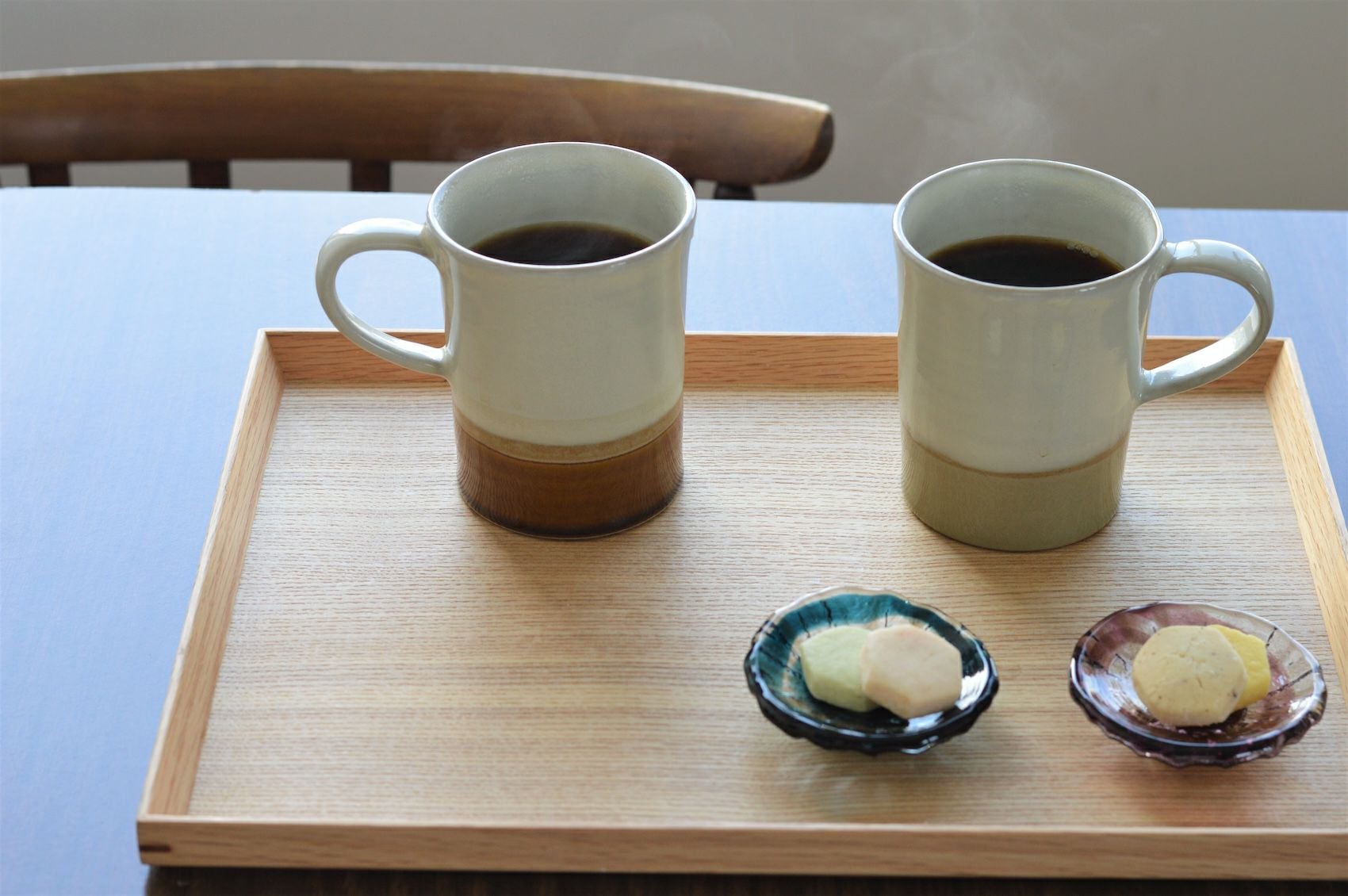 やちむんのコーヒーカップ（3セット） マグカップ やちむん工房 田村窯| うつわと灯り threetone［正規取扱店］