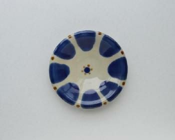 ノモ陶器製作所 5寸皿（コバルト チチチャン） 五寸皿 コバルトチチチャン/ノモ陶器製作所 | ゆいまーる沖縄 ＜Online＞