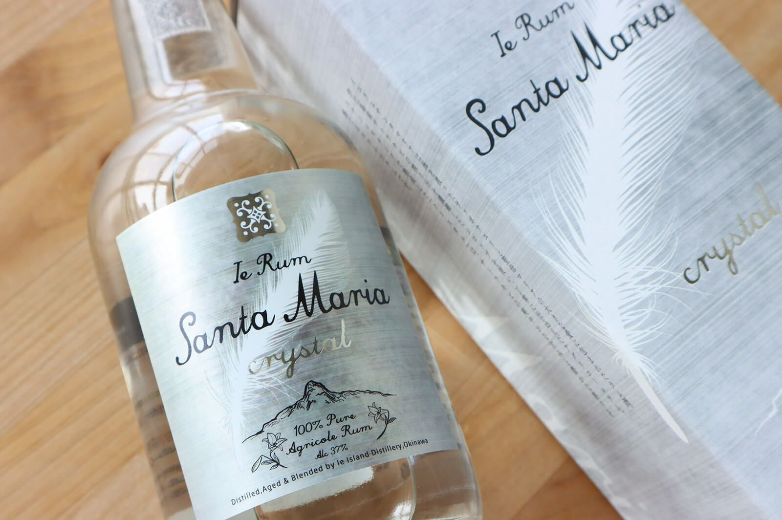 イエラムサンタマリア クリスタル300mL（ラム酒） 伊江島蒸留所 | ゆ