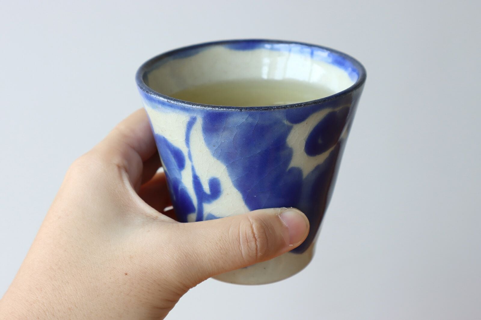 フリーカップ（大） 花唐草 ノモ陶器製作所 | ゆいまーる沖縄 ＜Online＞