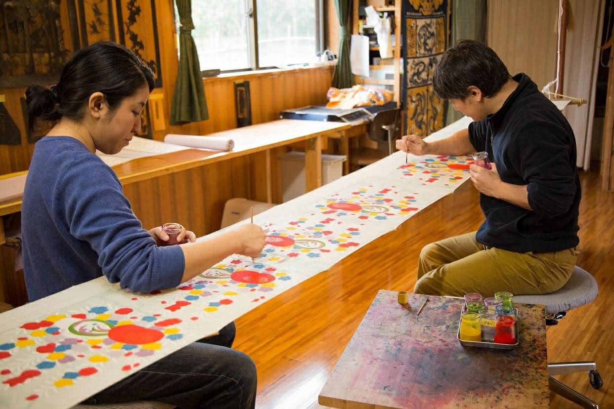 クリスマスタペストリー 紅型工房ひがしや | ゆいまーる沖縄 ＜Online＞