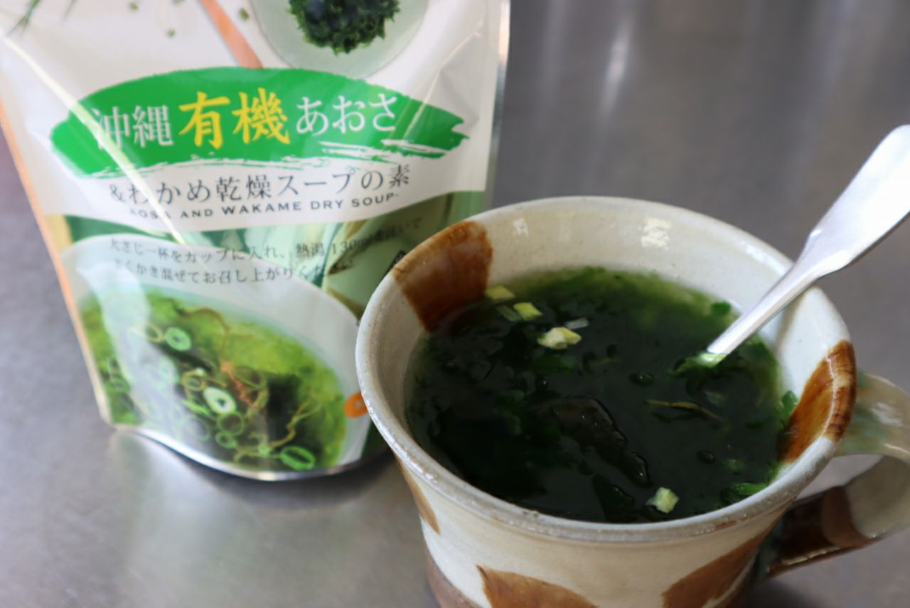 沖縄有機あおさとわかめのスープ40g / 島酒家 | ゆいまーる沖縄 ＜Online＞